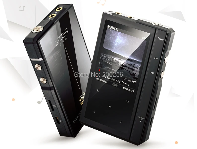 Лунная AIGO Z6PRO жесткий DSD256 MP3 плеер ES90018Q2C ЦАП Hi-Fi плеера двухъядерный Процессор с кожаный чехол поддержка 64bit/384KH
