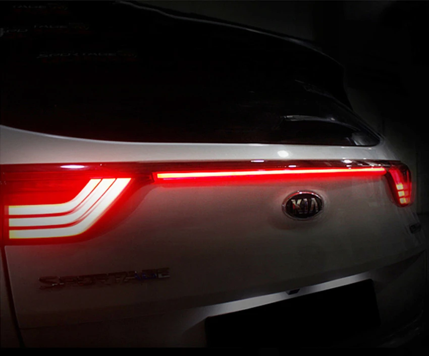 Задний бампер задний фонарь багажник свет для Kia KX5 Sportage IV(QL) красный светодиодный Отражатель тормоза Предупреждение сигнал противотуманная фара