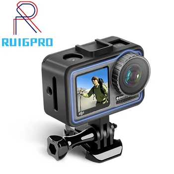

Housing Shell CNC Aluminum Alloy Protective Cage Case with 52mm UV Lens for DJI Osmo Action Camera Accessories