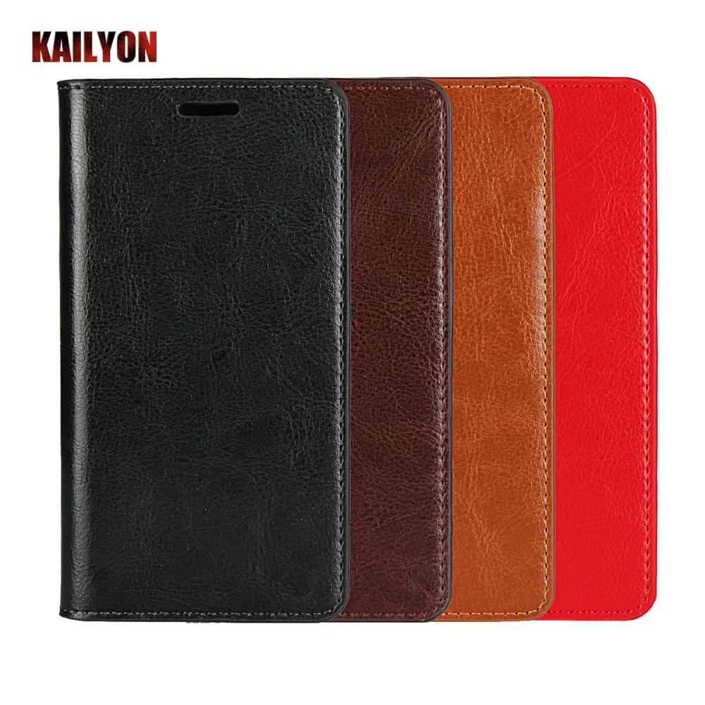 Чехол книжка для Android One S4 из натуральной кожи|Бамперы| |