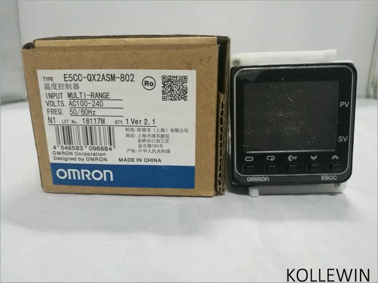 E5CC-QX2ASM-802 контроллер температуры OMR, датчик E5CCQX2ASM802 в коробке, E5CC QX2ASM 802