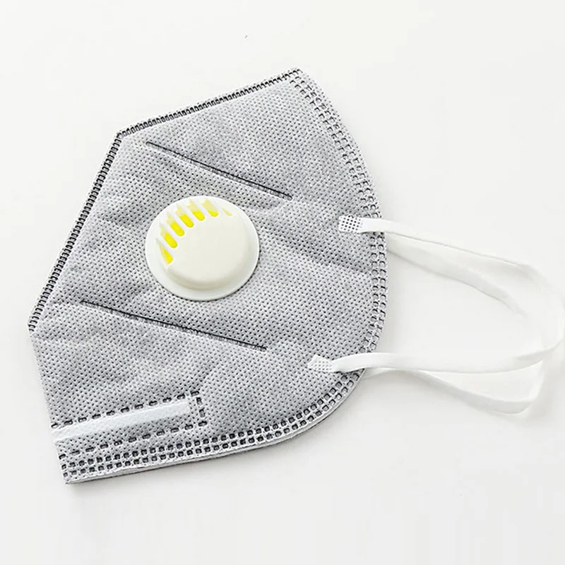 10 Pcs Disposable Activated Carbon Mouth Face Mask Breathable Dustproof PM2.5 TY53