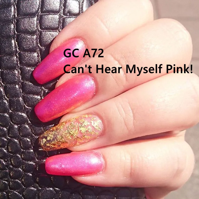 Гель-лак для ногтей UV Led Lucky color Sequins Soak Off Nail Art 15 мл Алмазный Блестящий цветной Гель-лак - Цвет: A72