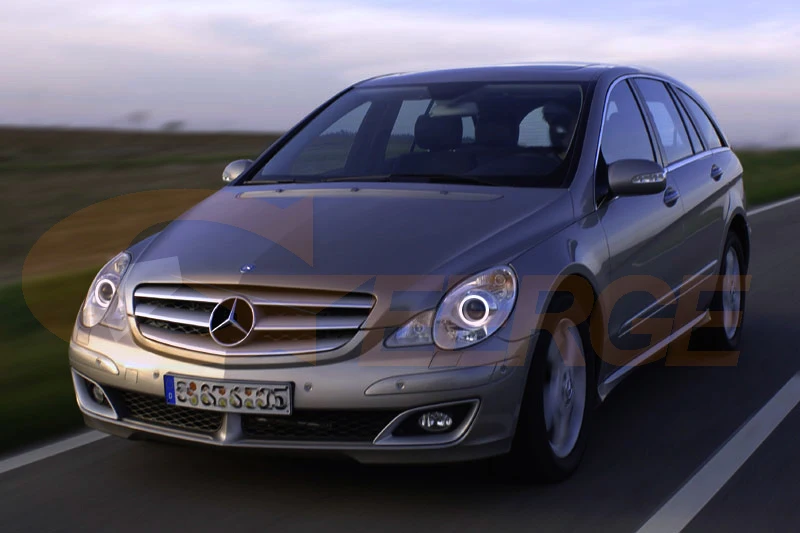 Для Mercedes Benz R класса W251 R320 R350 R500 R63 AMG 2006-2010 ксенон отличное ультраяркая лампа led Ангельские Глазки комплект