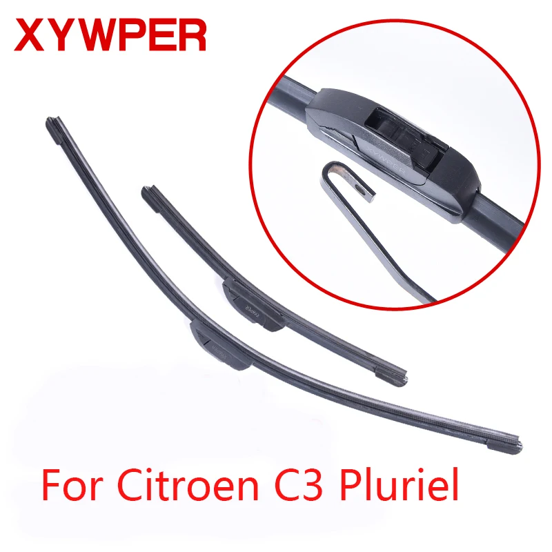 XYWPER стеклоочистителей для Citroen C3 Pluriel 2003 2004 2005 2006 2007-2010 2" и 18" автомобильные аксессуары из мягкой резины для автомобильных дворников