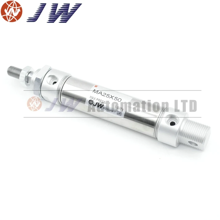 Мини-цилиндр MA25* 25/50/75/100/125/150/200/250/300-S-CA из нержавеющей стали