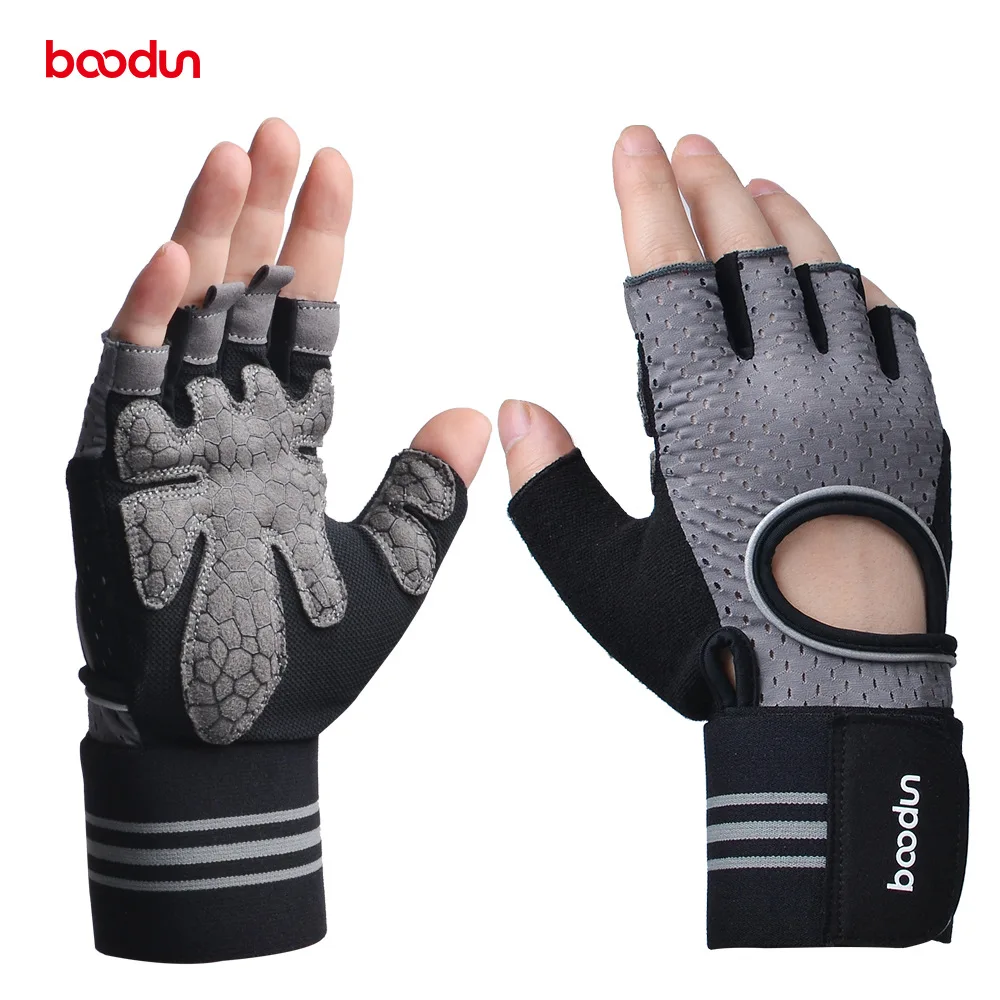 BOODUN Men Women s Gym Gloves Dumbbell Workout Sports Powerlifting Weightlifting Crossfit Gloves Body Building font