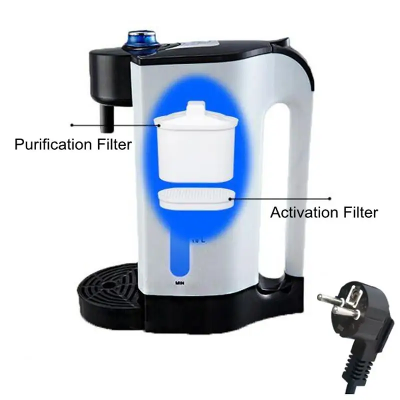 purification kettle Мгновенный Электрический чайник для воды очиститель Автоматическая кипяченая горячая питьевая вода без повторного нагрева без смешивания воды ЕС вилка - Цвет: purification kettle