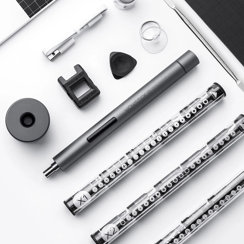 Xiaomi Mijia Wowstick 1F Pro, электрическая отвертка, перезаряжаемый беспроводной драйвер питания, светодиодный светильник, литиевая батарея