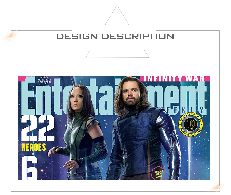 Мстители 3 зимний костюм воина Бесконечность войны Bucky Barnes косплей костюм зимний солдат Косплей платье для мужчин Хэллоуин
