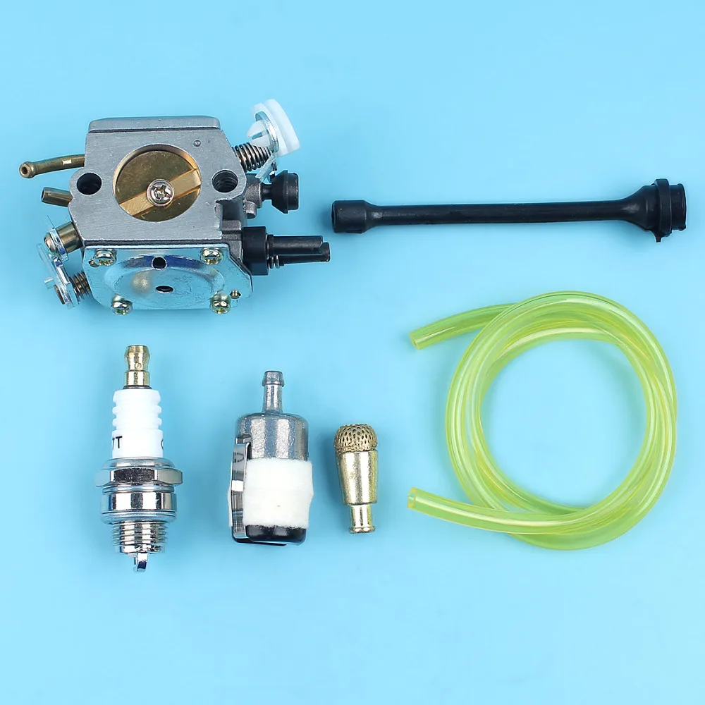 Карбюратор Carb топлива Масляный фильтр линии шланг для HUSQVARNA 362 365 371 372 372XP бензопилой w/свечей зажигания Замена запасной Запчасти