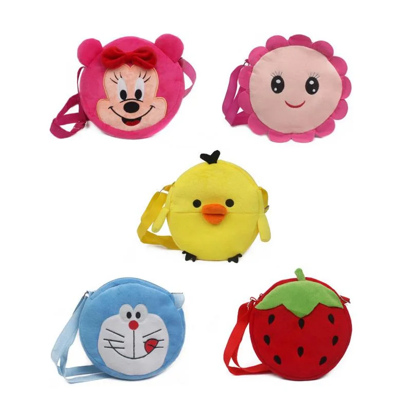 Симпатичная плюшевая Детская сумка через плечо маленькие сумки для детей