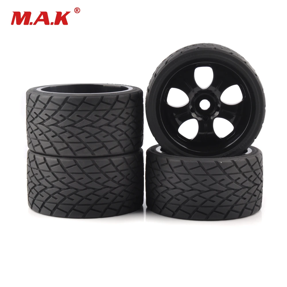 Trucks em Rodas de Estrada Pneus para Corridas de Carros de Rali Hex 1:8 rc Monster 139mm 70mm Brinquedo Acessórios Peças 4 pc - Set 17mm 3 monster trucks em rodas de estrada 139mm