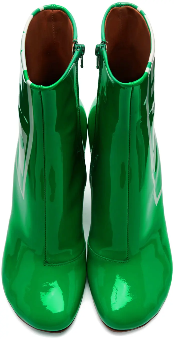 Mujer Tacones Lujo Cuero Zapatos Ronda Altos Stiletto De Encendedor Gris Verde Tobillo Nueva Marca Salida Botas Toe 2018 XqYwgtzg
