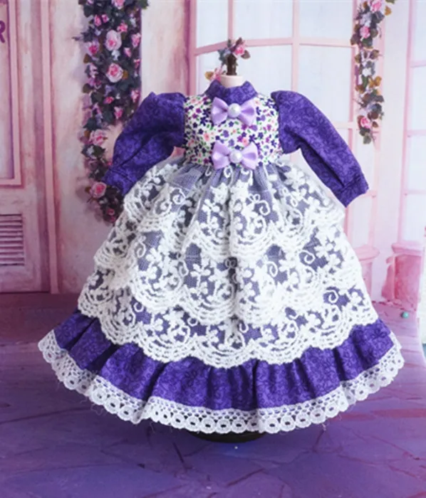 

New Lace Dress BJD Dress Doll outfit Doll Clothes (Fit blyth,azone,BJD,pullip,Lati,ob,Dal,JerryB,1/6doll)