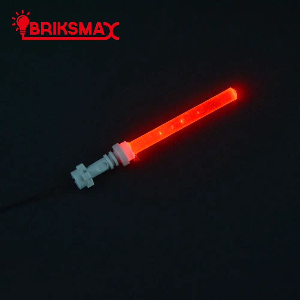 BRIKSMAX, красочный светодиодный светильник, комплект, светильник, саблей, питание от USB, для солдат, Звездные войны, фигурки, блоки, кирпичи, игрушка в подарок