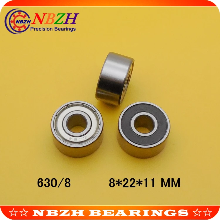 

10pcs Non-standard special Ball bearing 608 630/8-2RS1 thick B8-74D 608W11 ZZ -2RS 8mm*22mm*11mm Products bearing 8*22*11