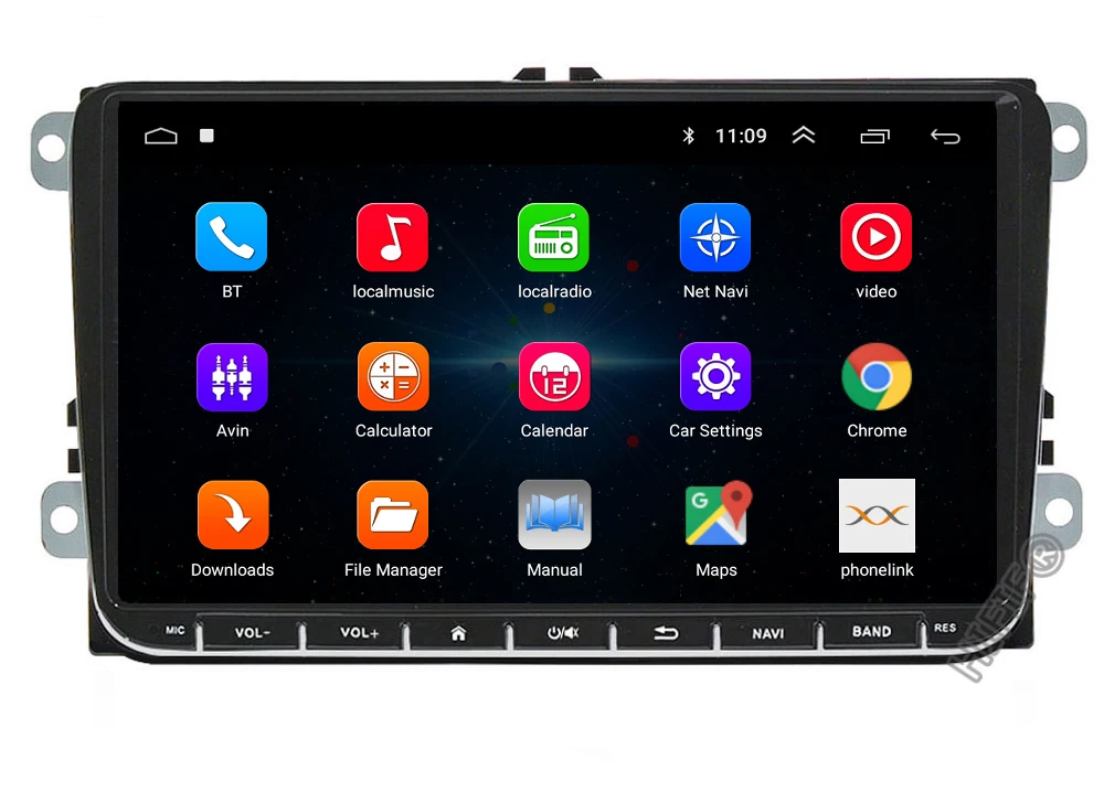 9 дюймов Android 9,1 Автомагнитола gps для Skoda Rapid/Octavia/Yeti/Superb/VW golf 5 6 touran passat B6 jetta polo tiguan