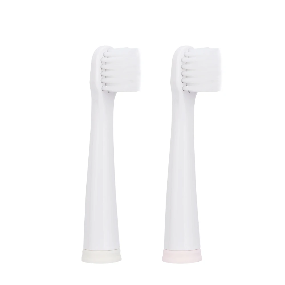 

2 Pc Seago Baby Sonic Electric Replacement Brush Heads Dupont Soft bristle Oral Care Children For SG-610/917/909/659/617