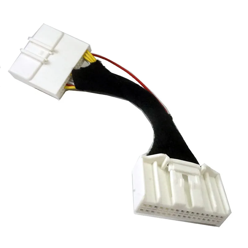 Car Rear View Camera RCA Video Convert Cable Camera Connection Adapter For Nissan Qashqai Tiida Sunny X-Trail Treeano