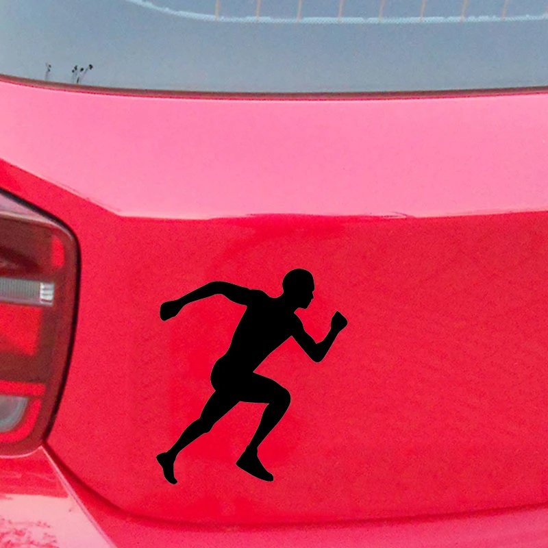 Наклейка на автомобильный бампер марафон Sprint стикеры Jogger бег винил упаковка автомобиля интимные аксессуары наклейка узор движение