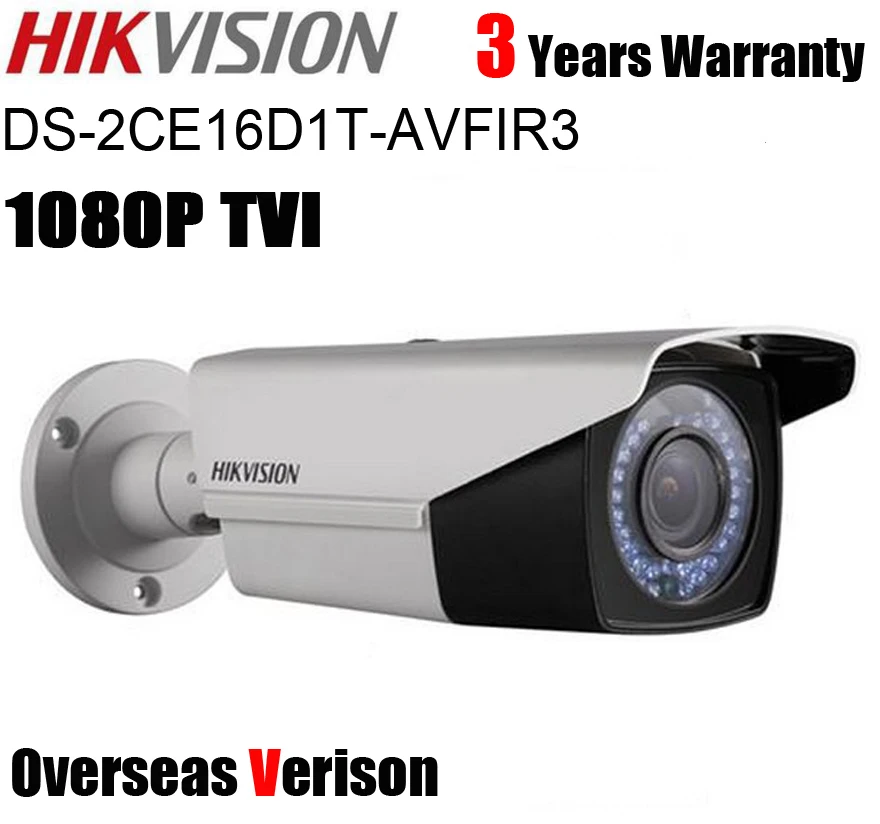 Hikvision DS 2CE16D1T AVFIR3 HD 1080P TVI Bullet Camera 2.8 12mm Vari