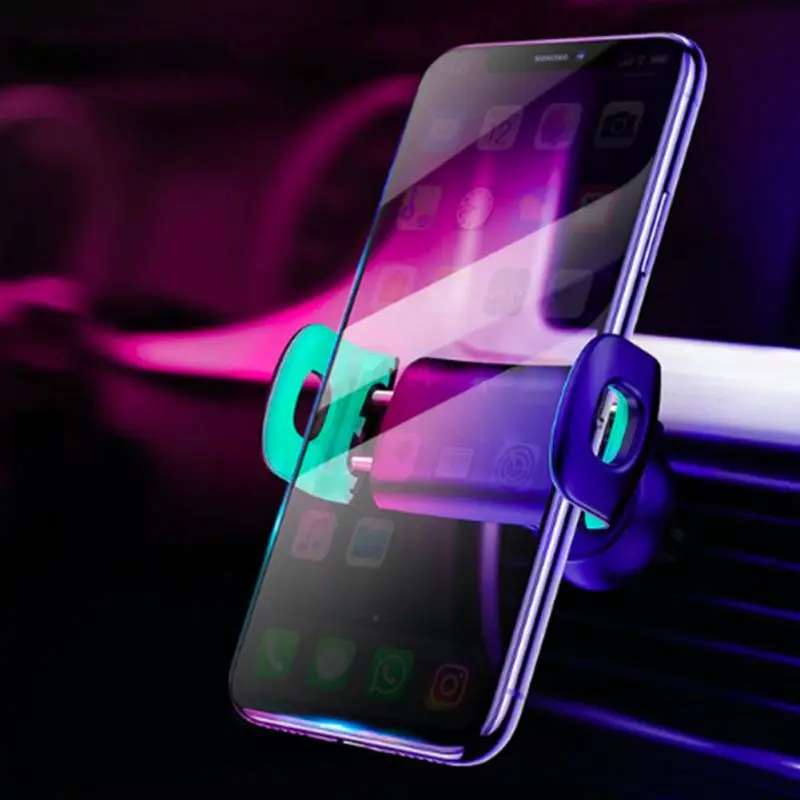 Автомобильный держатель для телефона Air Vent Monut Держатель подставка Универсальный 360 градусов Регулируемый автомобильный держатель для iPhone X 8 7 6 5 держатель для мобильного телефона