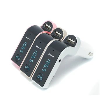 

XYCING G7 Bluetooth Car Kit FM Transmitter with USB flash drives /TF Music Player SD/USB Charger Features
