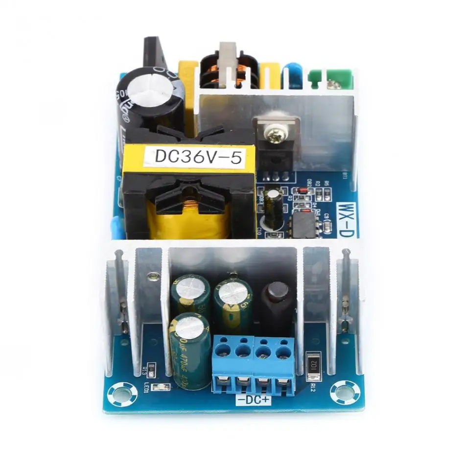 Е-байка 36В 5A 180 W 50/60 HZ AC-DC переключение Питание зарядная Модульная плата AC 100 V-240 36В постоянного тока со скидкой