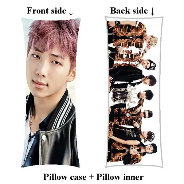 pillow Корейский Bangtan мальчики Jimin V обнимающие длинные подушки Kpop Jungkook девушка тело подушка внутри - Цвет: pillow