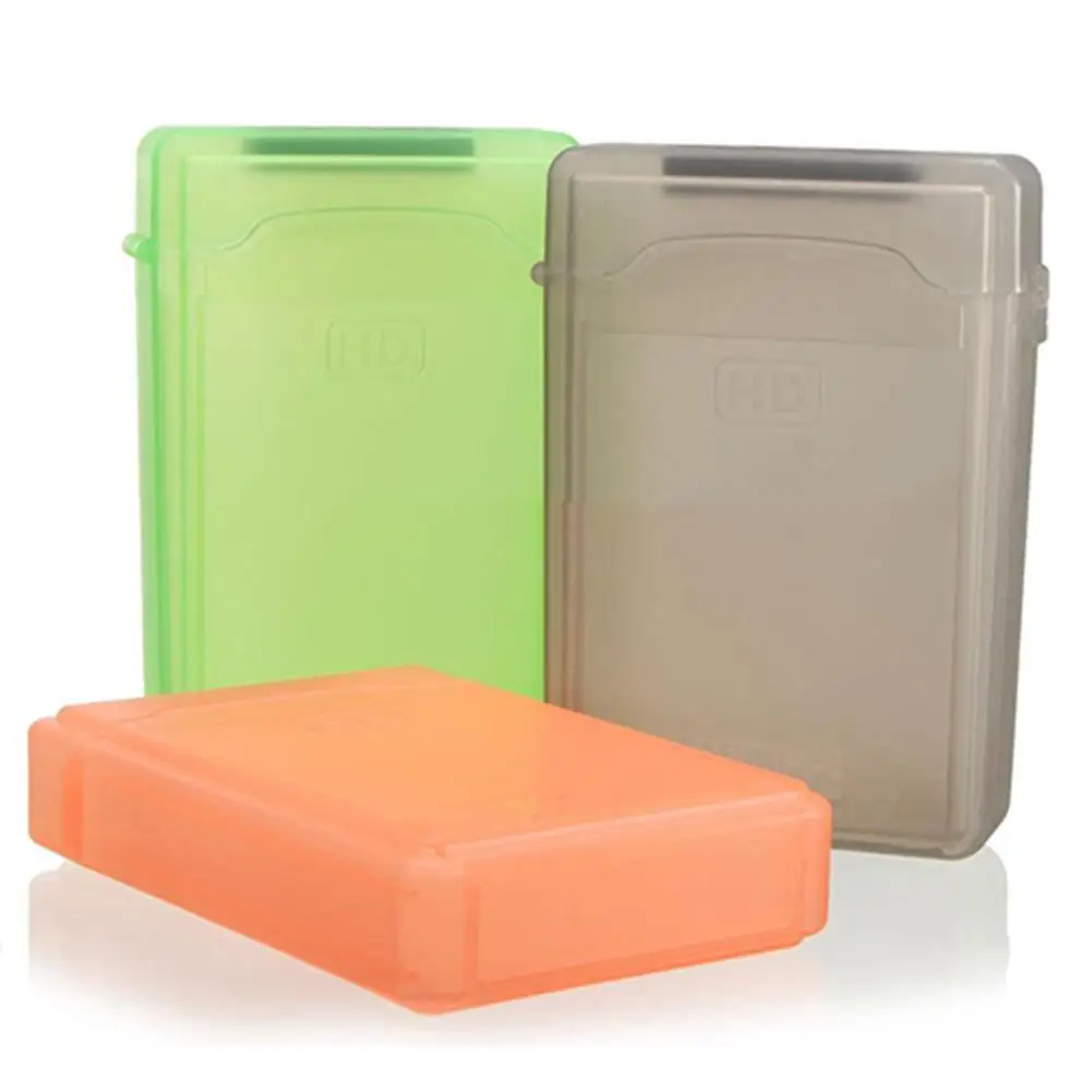 Лидер продаж 3,5 дюймов пыли Пластик IDE SATA HDD жесткий диск коробка для хранения Чехол