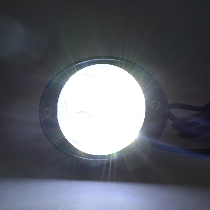 2 шт. мотоциклетные светодиодный фары 12V 24 Вт led Spot light Рабочая лампа двигатель Противотуманные фары прожектор вспомогательные огни дальнего света фар