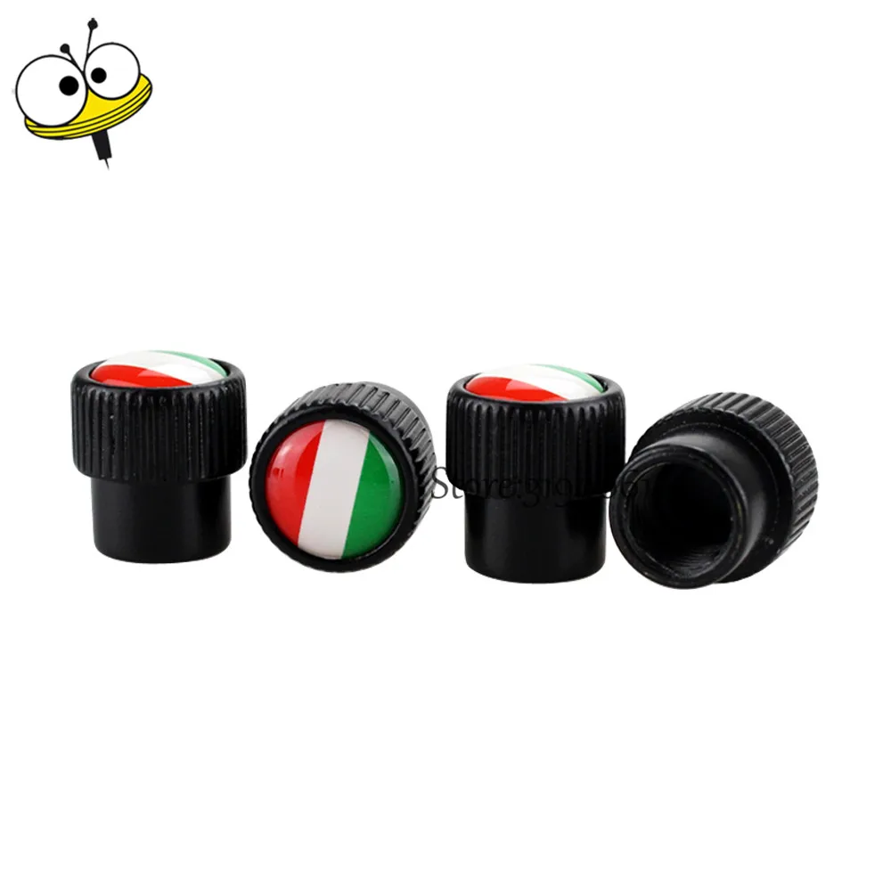Для итальянского флага логотип крышки стержня вентиля шины автомобильные