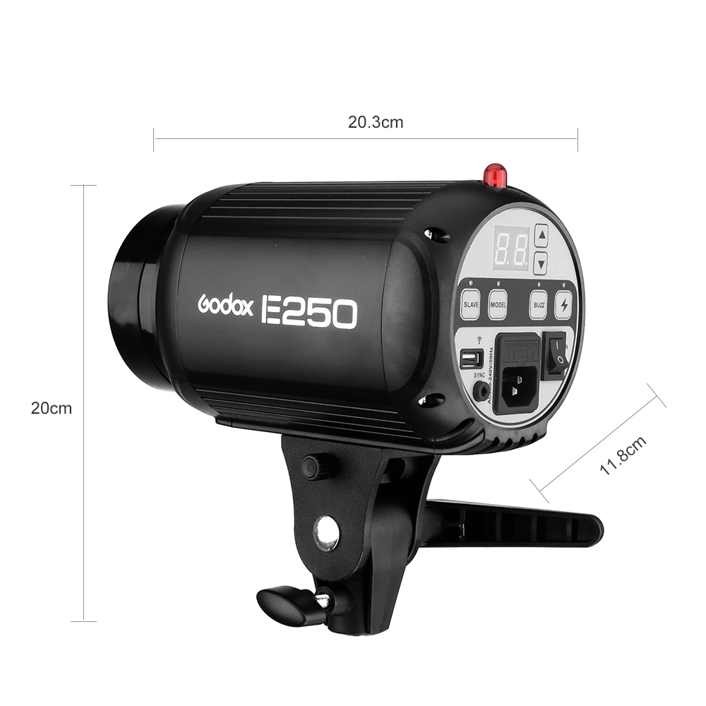 Студийная Стробоскопическая фотовспышка Godox E250 PRO 250 Вт студийная вспышка с