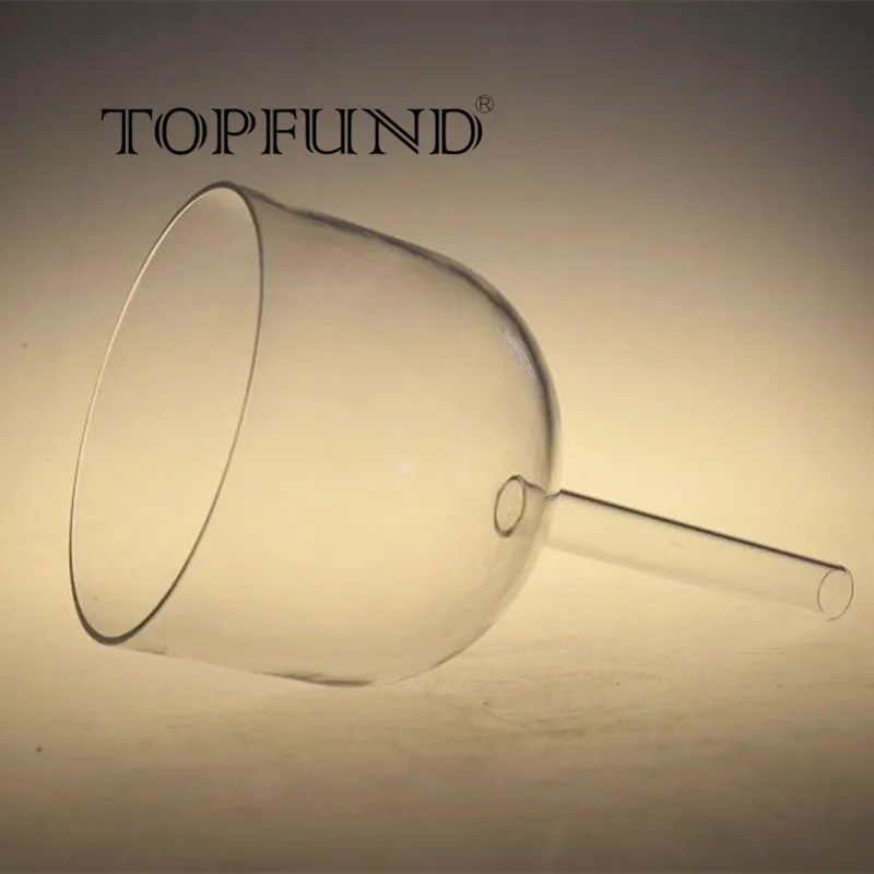 TOPFUND чакра полые ручки прозрачный кристалл поющая чаша 8 '', CDEFGAB