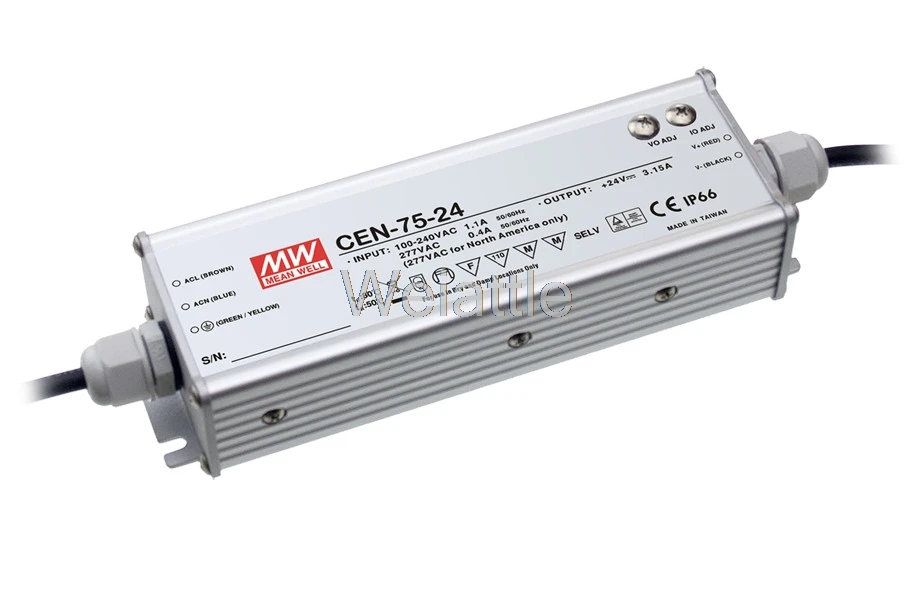 MEAN WELL оригинальный CEN-75-24 24 В 3.15A meanwell CEN-75 75,6 Вт один светодио дный выход led питание