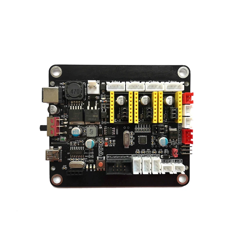 GRBL 0,9 или 1,1 в автономном режиме плата контроллера 3 с одноосным шаговым двигателем двойной оси Y USB драйвер платы станок для лазерной гравировки