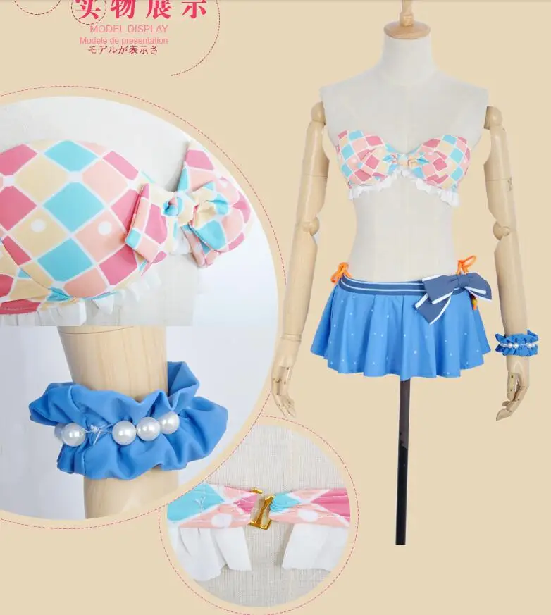 LoveLive! Школьный Проект Косплей Аниме Мультфильм Хэллоуин Kousaka Honoka человек женщина Cos Лето бикини соблазнительный костюм для косплея