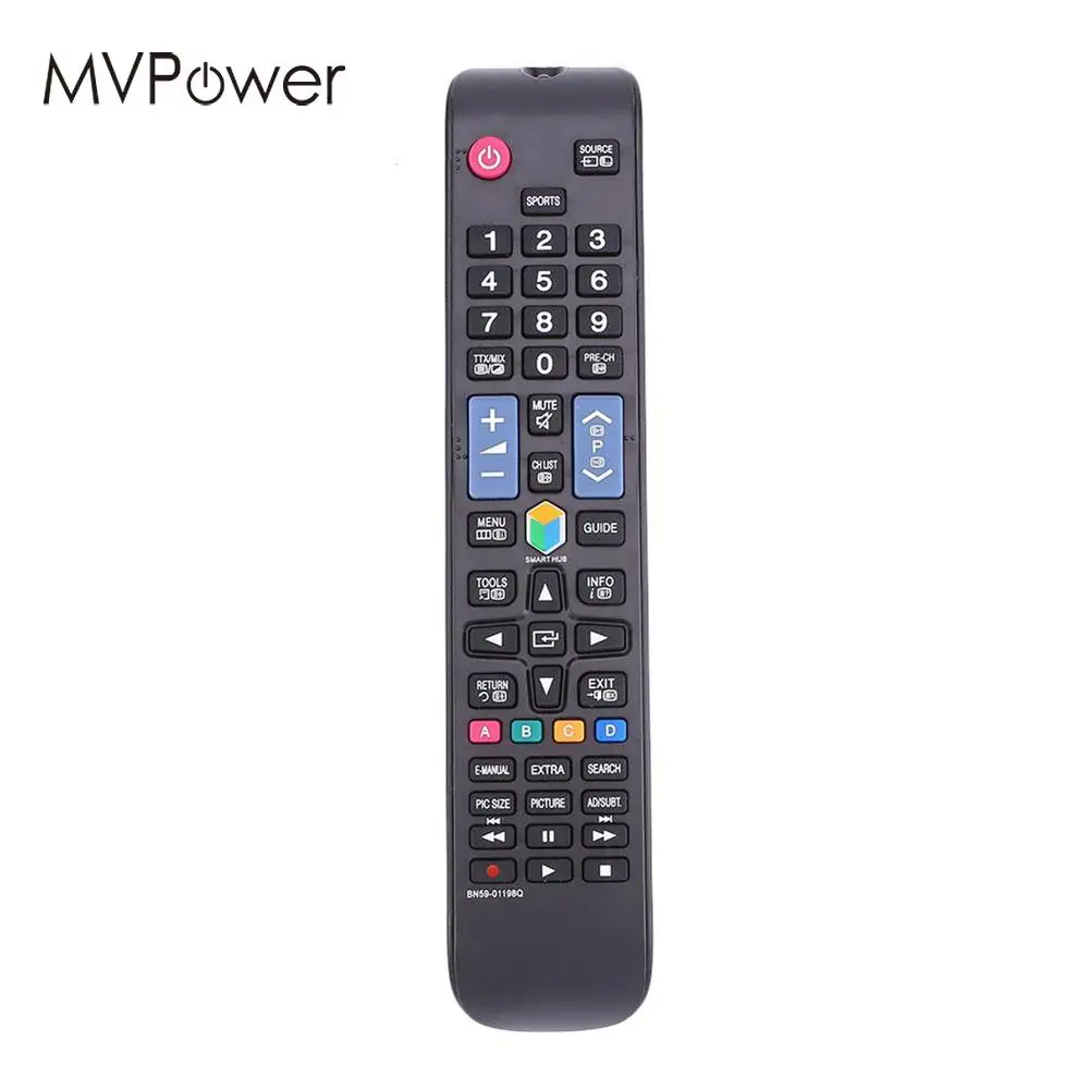 MVpower Черный пульт дистанционного управления для BN59-01198Q BN5901198Q Замена ABS RC для samsung TV телевизионный пульт управления аксессуары