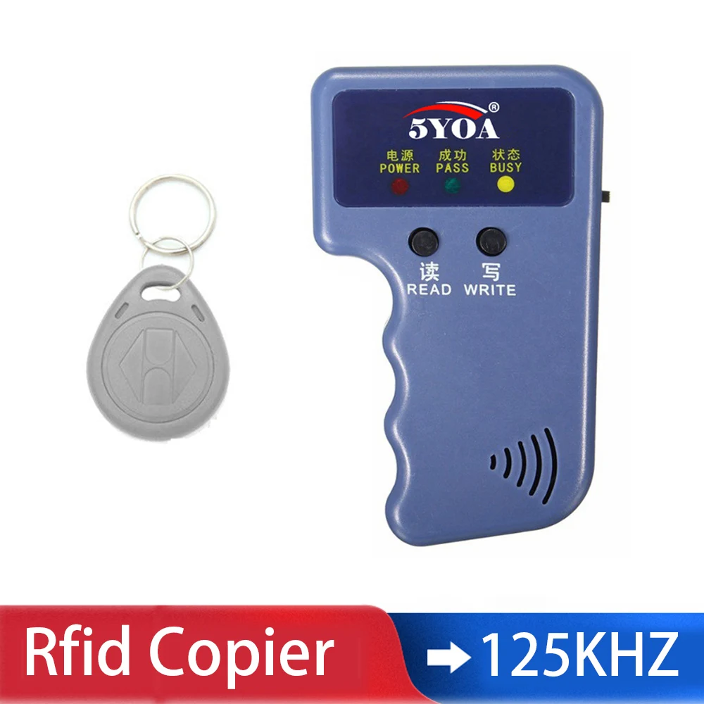 125 кГц RFID Копир контроль доступа Кардридер писатель Дубликатор портативный для двери Доступ датчик приближения смарт-карт ридер