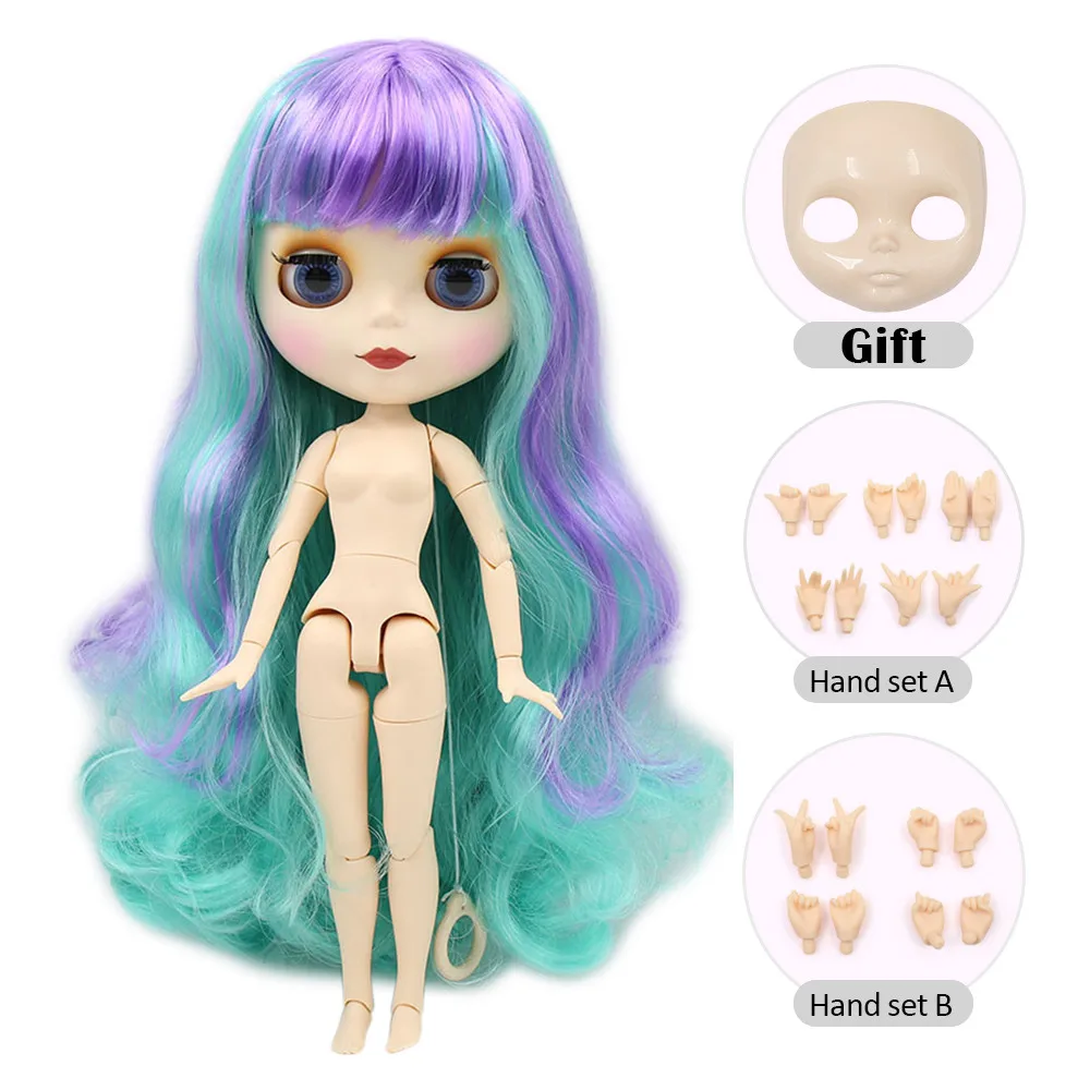 ICY Blyth кукла Обнаженная тела с руками AB не макияж лицо в подарок 1/6 BJD модные куклы игрушки подарок Специальная цена - Цвет: 42687216-joint body