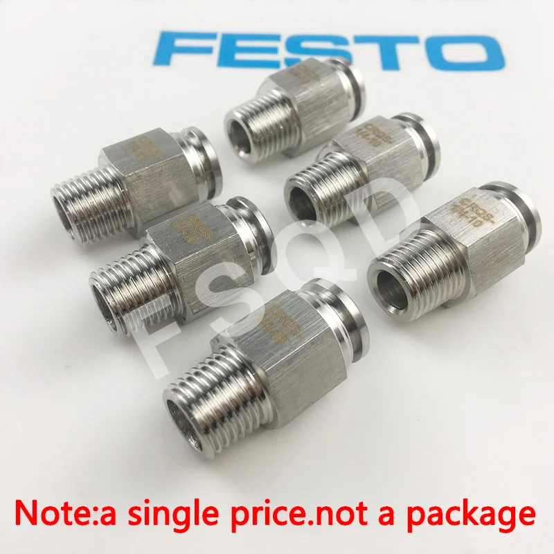 CRQS-1/4-10 CRQSL-1/8-6 CRQS-1/4-8 CRQSL-1/8-4 FESTO из нержавеющей стали быстрая вставка винт резьбовое соединение серии CRQS