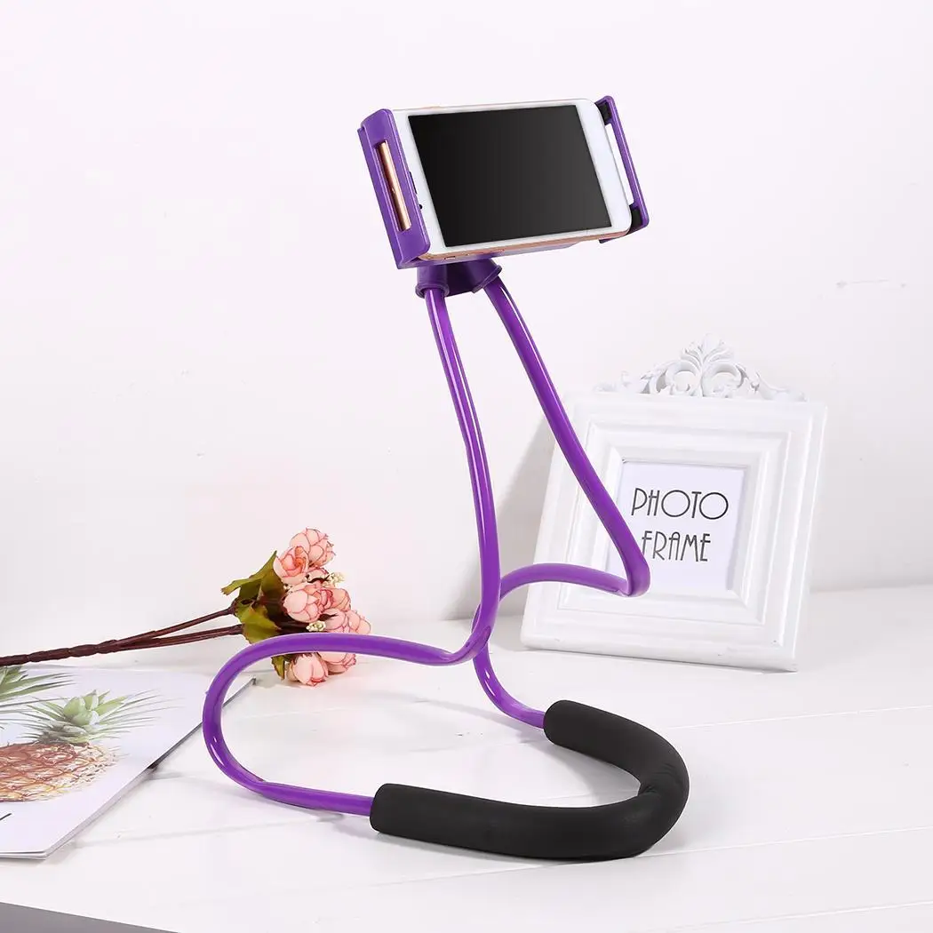 purple Вращающийся на 360 градусов держатель для мобильного телефона 60 см/23,6 дюйма - Цвет: purple