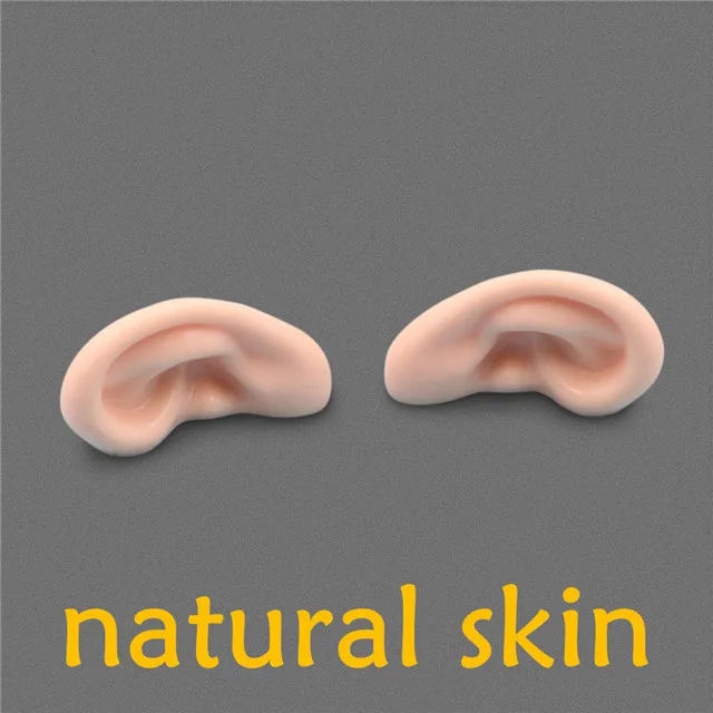 DBS blyth doll icy toy ears toy white natural tan dark and super black skin, only ears no doll 25