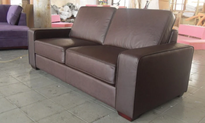 Бесплатная доставка Дешевые geniue кожа современный сечения диван Классический