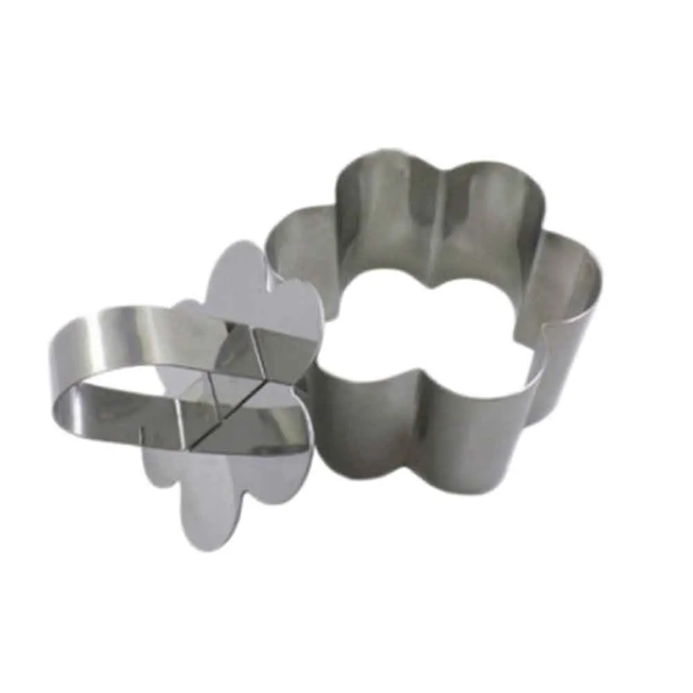 5 Diy Инструменты для выпечки Горячая Мода формочка из нержавеющей стали мусс кольцо с толкателем Tiramisu резак домашний сад кухонные инструменты - Цвет: 5