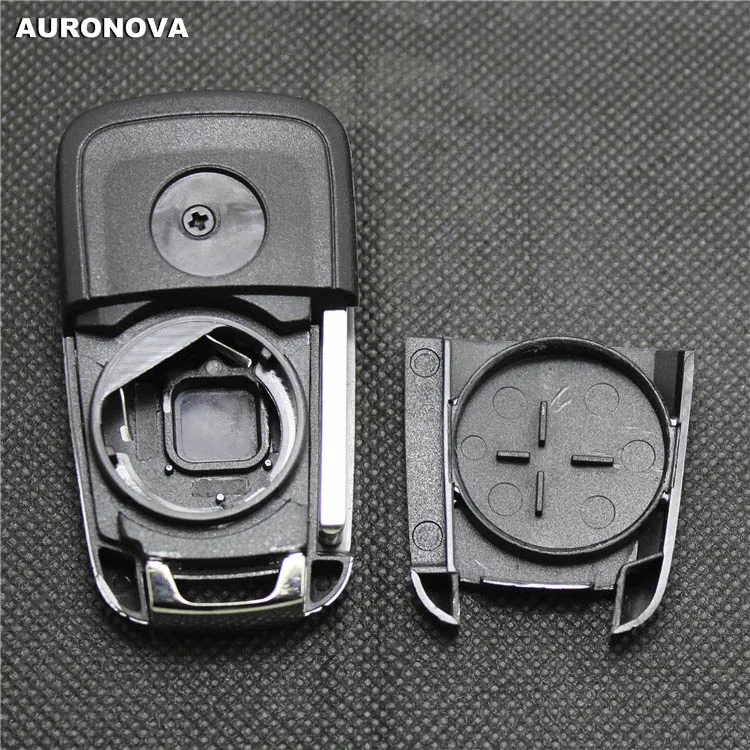 Auronova заменить Складной Корпус Ключа брелка для Buick Excelle/Chevrolet Aveo 2 кнопки дистанционного ключа автомобиля чехол "сделай сам"