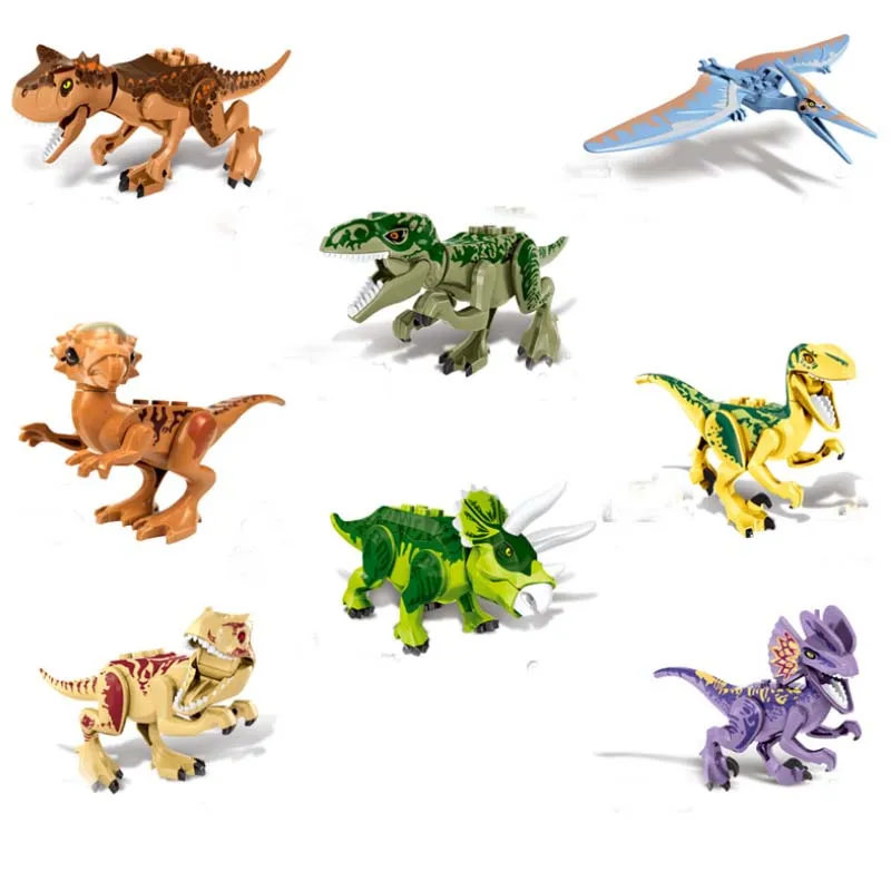 Jurassic Dinosaur World Indoraptor Building Blocks Jurrassic Dinosaur Figures Bricks Toys For Children Compatible with Legoing