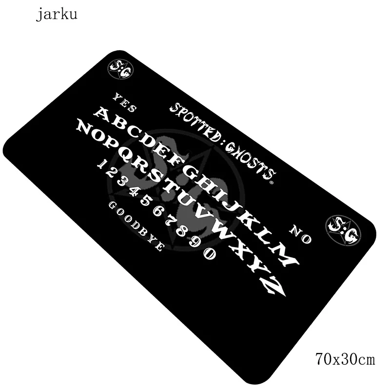 Ouija доска коврик для мыши 700x300x3 мм компьютерная мышь игровой мат с обработанным краем геймпад пк геймер толстый игровой коврик для мыши офисный padmouse - Цвет: Size700x300x3mm