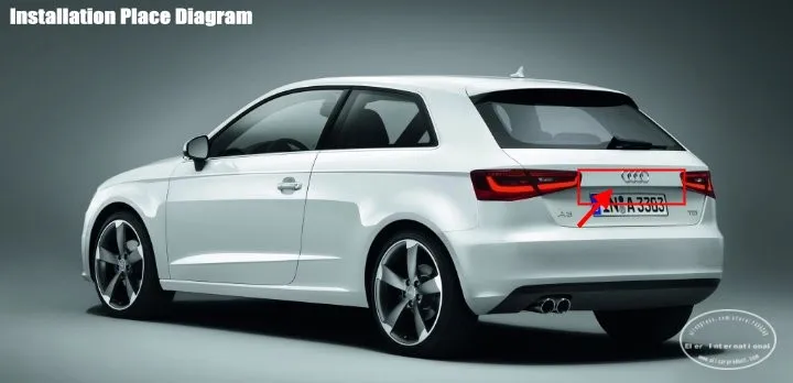Liandlee для Audi A3 S3 2004~ 2009 A3 Кабриолет 2009~ 2010/автомобиль Подсветка регистрационного номера/номер рамки свет/высокое качество светодиодный потолочный светильник